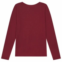 New SMALLABLE BASICS Top Femme Froncé Jersey | Bordeaux