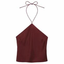 Anine Bing Top Leanne Soie | Bordeaux New