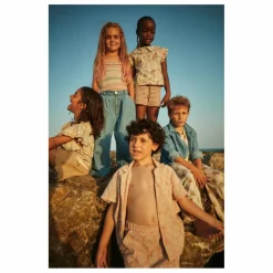 Best Coco au Lait Top Rayé Coton Bio | Rose