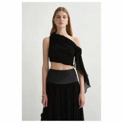 Discount Posse Top Solene | Noir