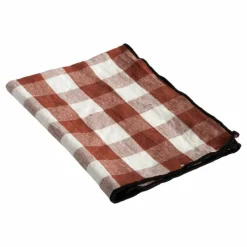 Hot Maison de Vacances Torchon Bourdon noir toile mimi 48x75 cm | Vichy Argile