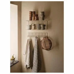 Broste Copenhagen Torchons Folke - Set de 2 | Noir Outlet