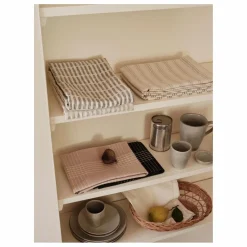 Outlet Broste Copenhagen Torchons Folke - Set de 2 | Gris