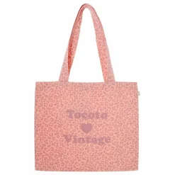 Clearance Tocoto Vintage Tote Bag Léopard | Corail