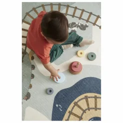 Kid's Concept Tour à empiler en bois Multicolore Discount