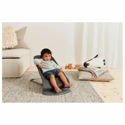 BabyBjörn Transat Bliss en coton matelassé | Gris anthracite Clearance