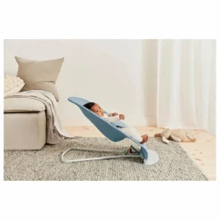 Discount BabyBjörn Transat Bliss en coton matelassé Pétale | Bleu