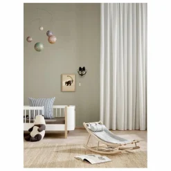 Oliver Furniture Transat enfant en chêne | Gris Best
