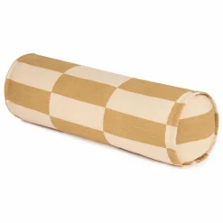 Nobodinoz Traversin Vibes en coton bio | Jaune moutarde Clearance