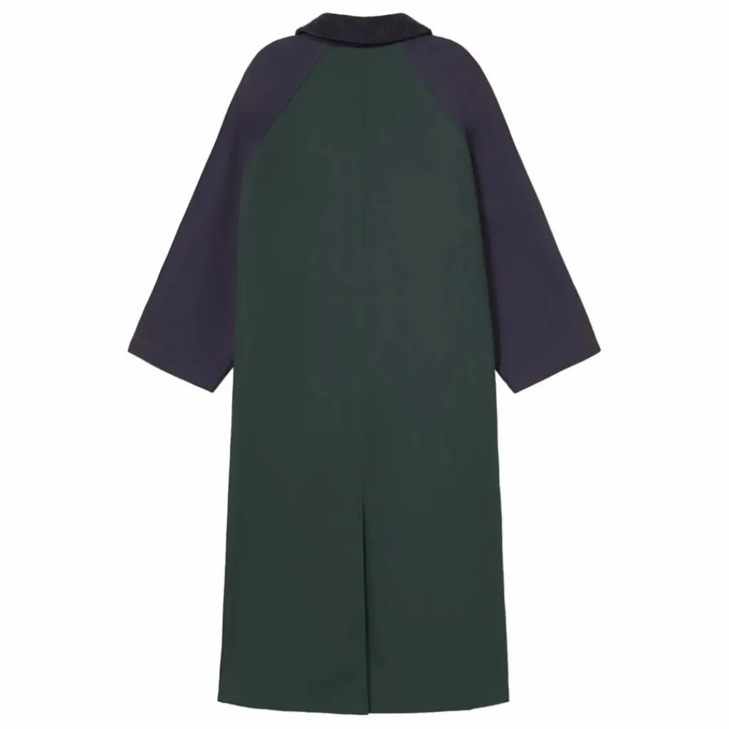 Femme The Tiny Big Sister Trench Color Block |