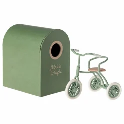 Online Maileg Tricycle et son abri | Vert