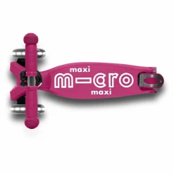 New Micro Trottinette Maxi Deluxe pliable LED | Framboise