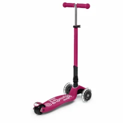 New Micro Trottinette Maxi Deluxe pliable LED | Framboise