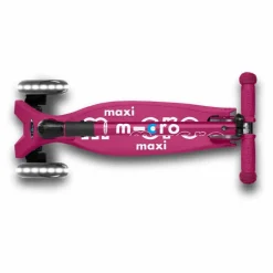 New Micro Trottinette Maxi Deluxe pliable LED | Framboise