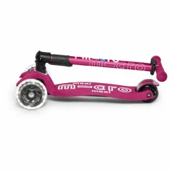 New Micro Trottinette Maxi Deluxe pliable LED | Framboise