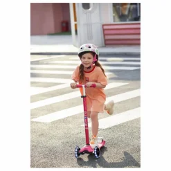 Micro Trottinette Maxi Deluxe LED | Rose fuschia Clearance