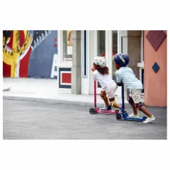 Micro Trottinette Maxi Deluxe LED | Rose fuschia Clearance