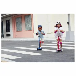 Micro Trottinette Maxi Deluxe LED | Rose fuschia Clearance