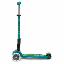Micro Trottinette Maxi Deluxe Pliable LED | Vert