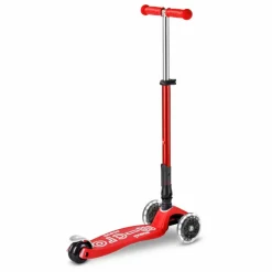 Hot Micro Trottinette Maxi Deluxe Pliable LED | Rouge