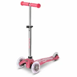 Micro Trottinette Mini Deluxe Glitter LED | Rose Clearance
