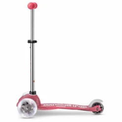 Micro Trottinette Mini Deluxe Glitter LED | Rose Clearance