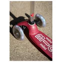 Micro Trottinette Mini Deluxe Glitter LED | Rose Clearance