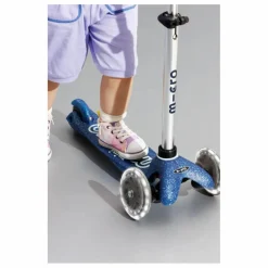 Discount Micro Trottinette Mini Deluxe Glitter LED | Bleu