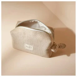 Outlet Bachca Trousse à maquillage en velours | Beige