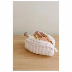 Hot Soft Spot Trousse de maquillage Rosewater en coton bio | Rose pâle