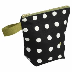 La cerise sur le gâteau Trousse de toilette à pois en coton bio Mia | Caviar