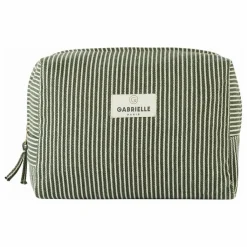 Homme/Femme Gabrielle Paris Trousse de toilette à rayures en coton |