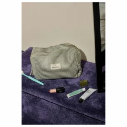 Homme/Femme Gabrielle Paris Trousse de toilette à rayures en coton |