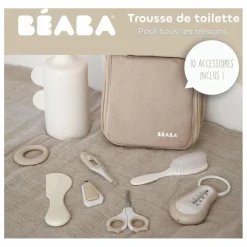 Enfant Béaba Trousses De Toilette|Soins Bébé Et La Beauté|Trousse de toilette avec 10 accessoires |