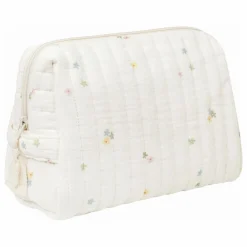 Soft Spot Trousse de toilette Daisies en coton bio | Ecru Outlet