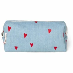 Studio Noos Trousse de toilette Hearts | Denim Hot