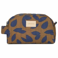 Nobodinoz Trousse de toilette imperméable Hyde Park Blue Leaves | Bleu