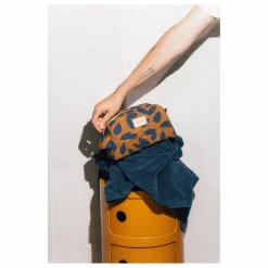 Nobodinoz Trousse de toilette imperméable Hyde Park Blue Leaves | Bleu