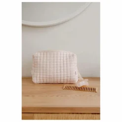 Best Soft Spot Trousse de toilette Rosewater en coton bio | Rose pâle