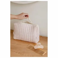 Best Soft Spot Trousse de toilette Rosewater en coton bio | Rose pâle