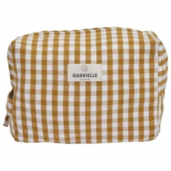 Gabrielle Paris Trousse de toilette Vichy | Curry New