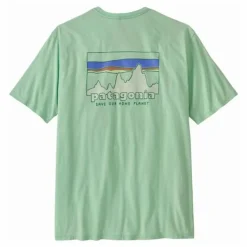 Patagonia T-shirt 73 Skyline Coton Bio | Vert céladon New