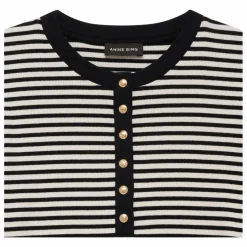 Anine Bing T-shirt Alessia Rayures | Noir
