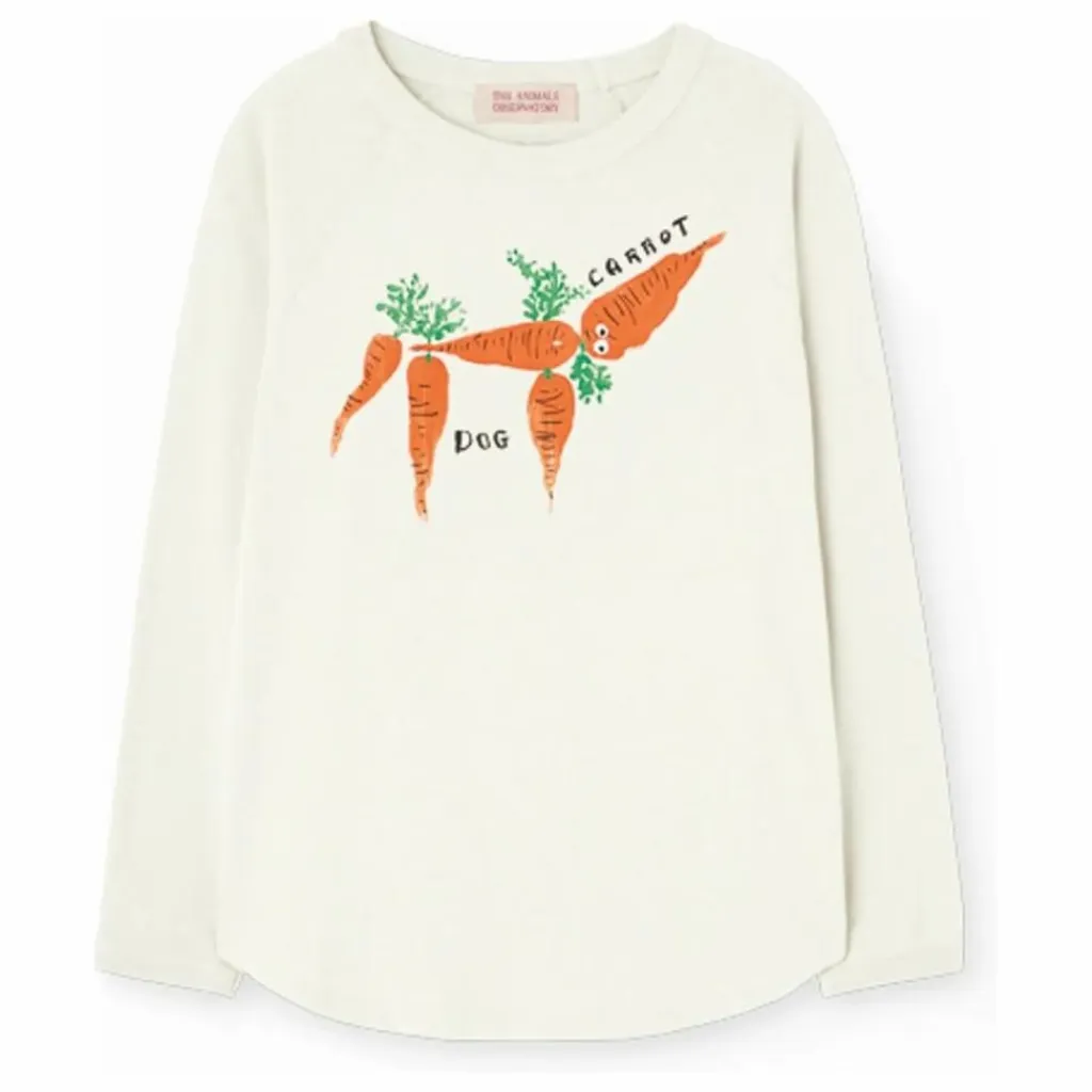 Outlet The Animals Observatory T-shirt Anteater Coton Bio | Ecru