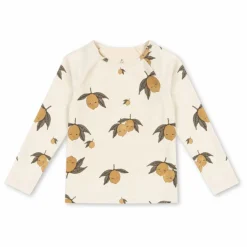 Konges Sløjd T-Shirt Anti-UV Aster Citron Fibres Recyclées | Ecru New