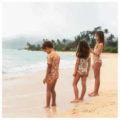 Enfant Beach & Bandits Maillots De Bain|Maillots De Bain|T-shirt Anti-UV Tropical Vibes Fibres Recyclées |