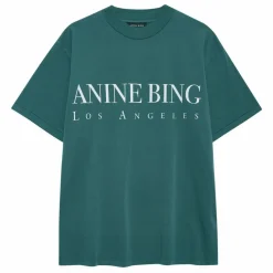 Anine Bing T-shirt Ashton Los Angeles | Vert foncé Hot