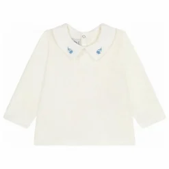 Hot Petit Bateau T-Shirt Banolita Coton Bio | Blanc