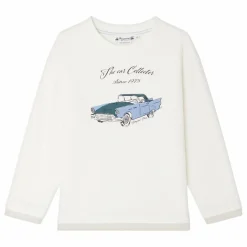 Bonpoint T-shirt Bartholomé Jersey Coton Bio | Blanc Sale