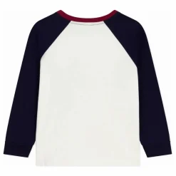 Enfant Petit Bateau T-shirt Baseball Coton Bio |